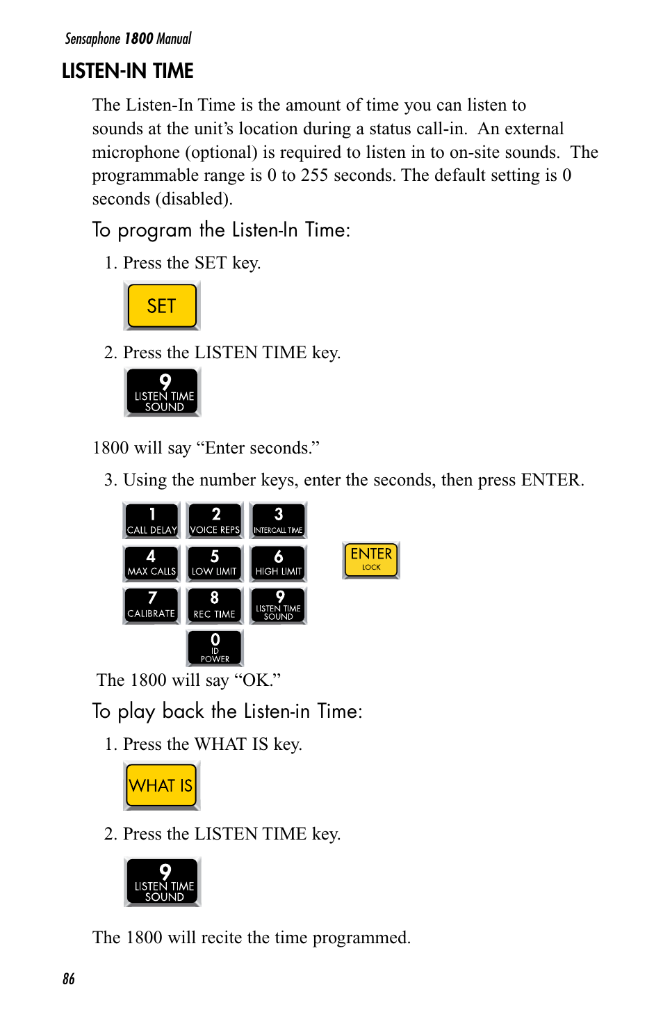 Sensaphone 1800 User Manual | Page 88 / 133