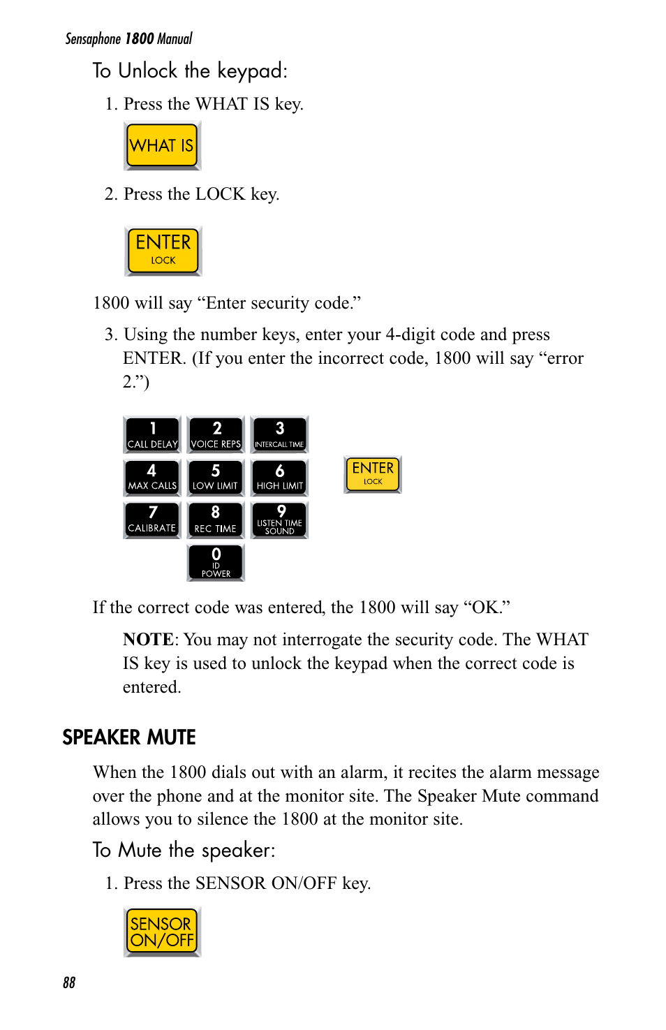 Sensaphone 1800 User Manual | Page 90 / 133