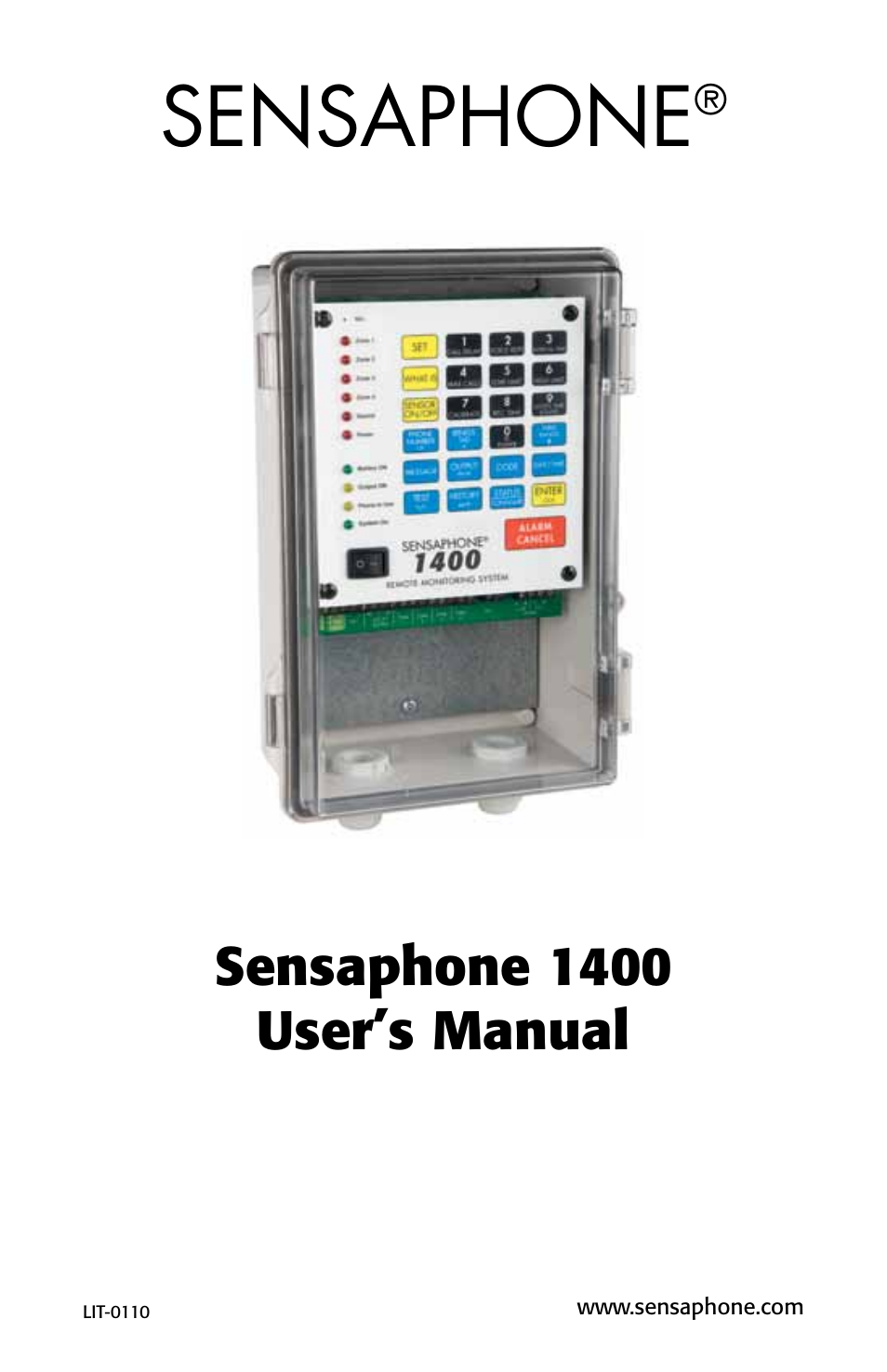 Sensaphone 1400 User Manual | 130 pages