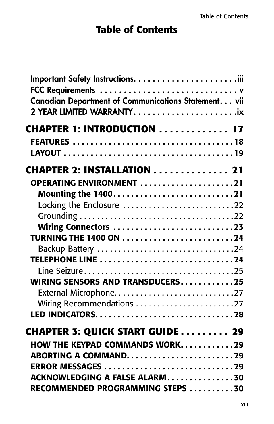 Sensaphone 1400 User Manual | Page 15 / 130