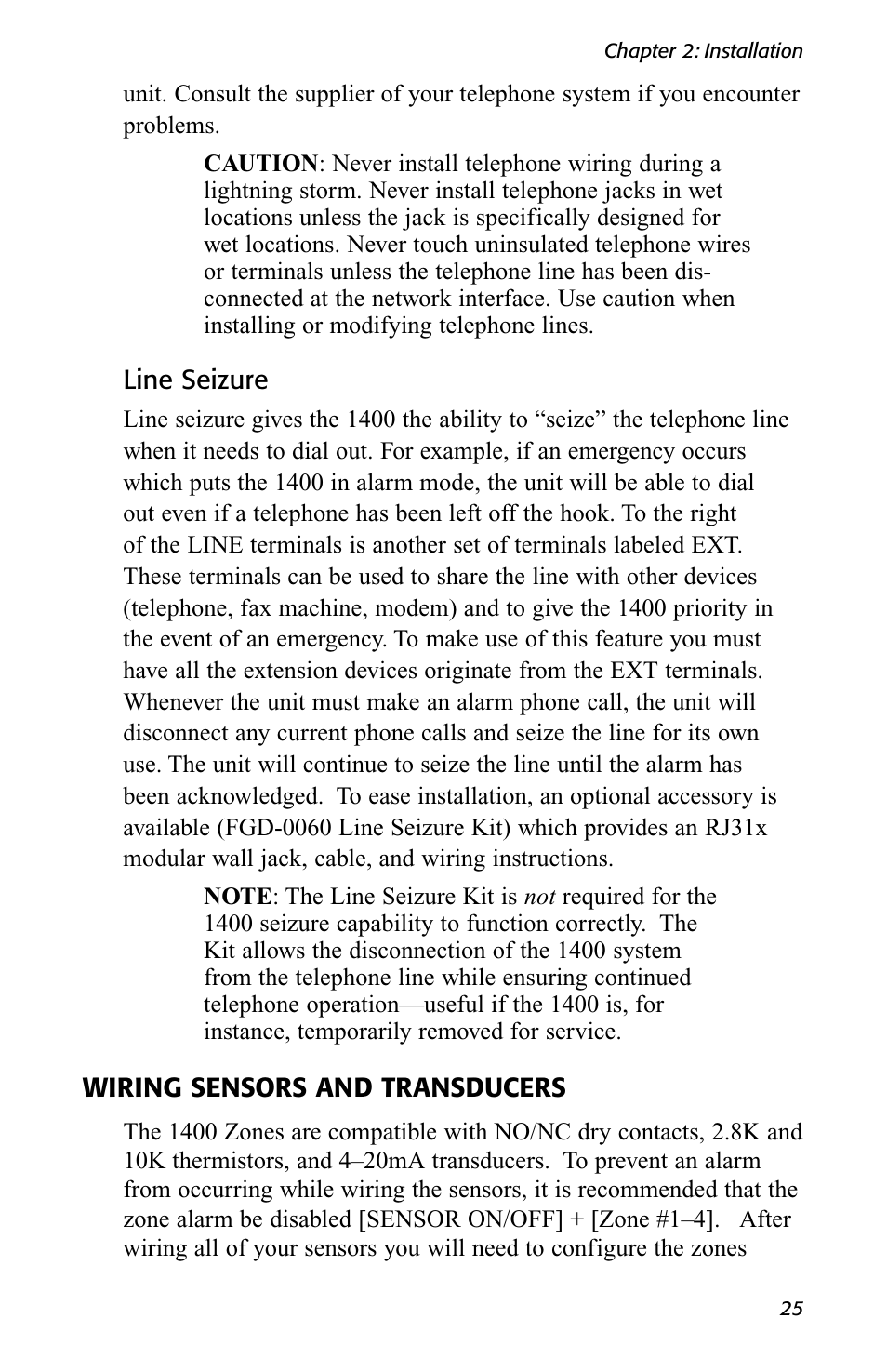 Sensaphone 1400 User Manual | Page 27 / 130