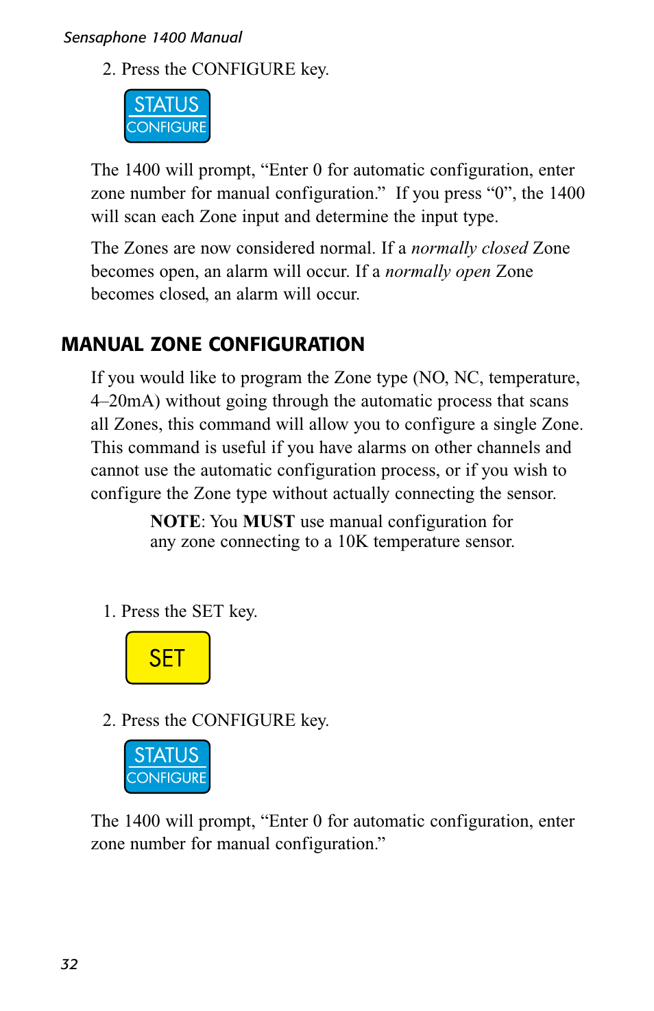Sensaphone 1400 User Manual | Page 34 / 130
