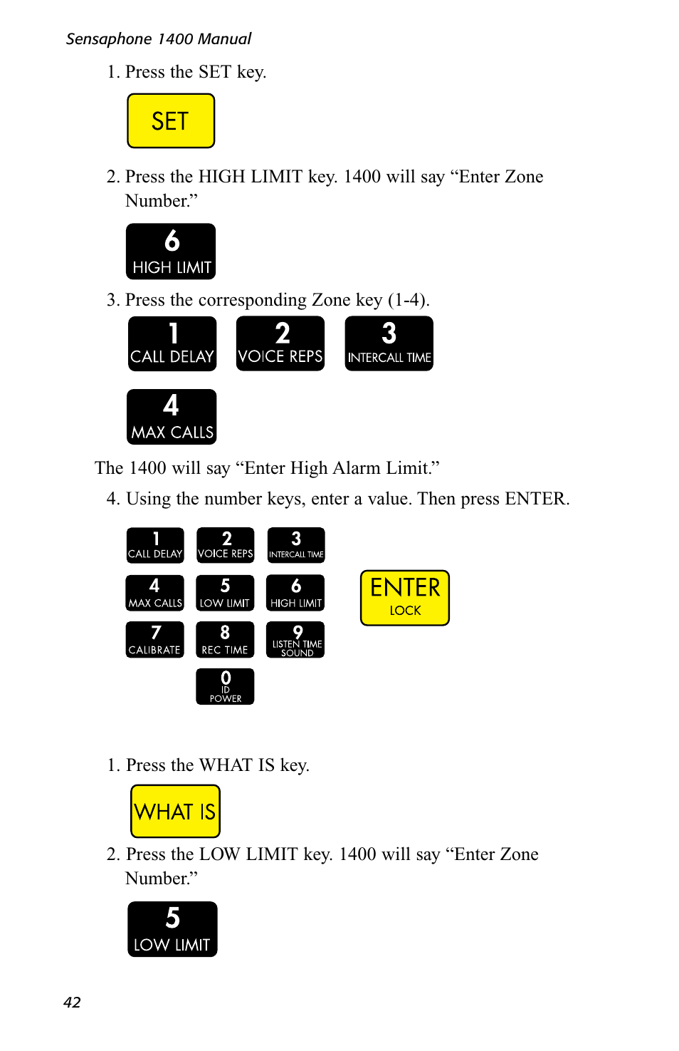 Sensaphone 1400 User Manual | Page 44 / 130