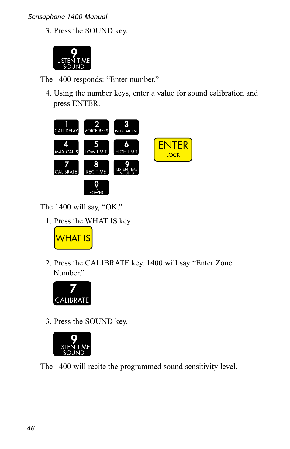 Sensaphone 1400 User Manual | Page 48 / 130