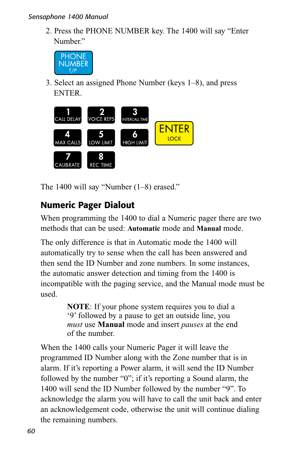 Sensaphone 1400 User Manual | Page 62 / 130