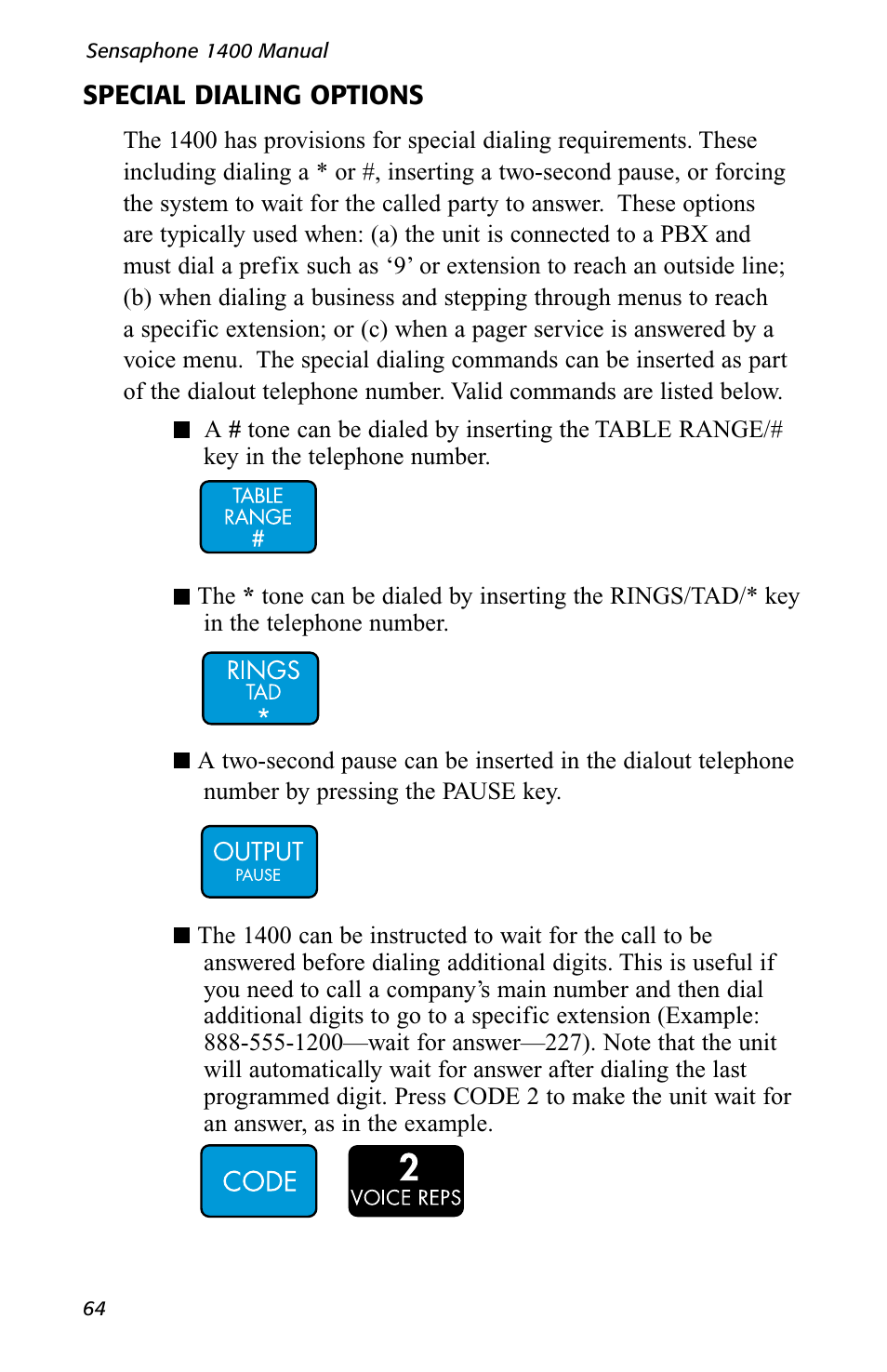 Sensaphone 1400 User Manual | Page 66 / 130