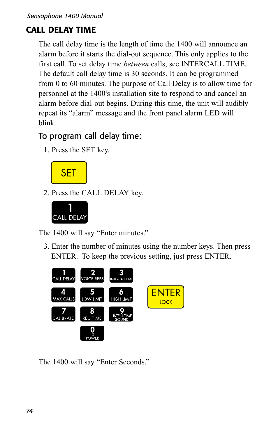 Sensaphone 1400 User Manual | Page 76 / 130