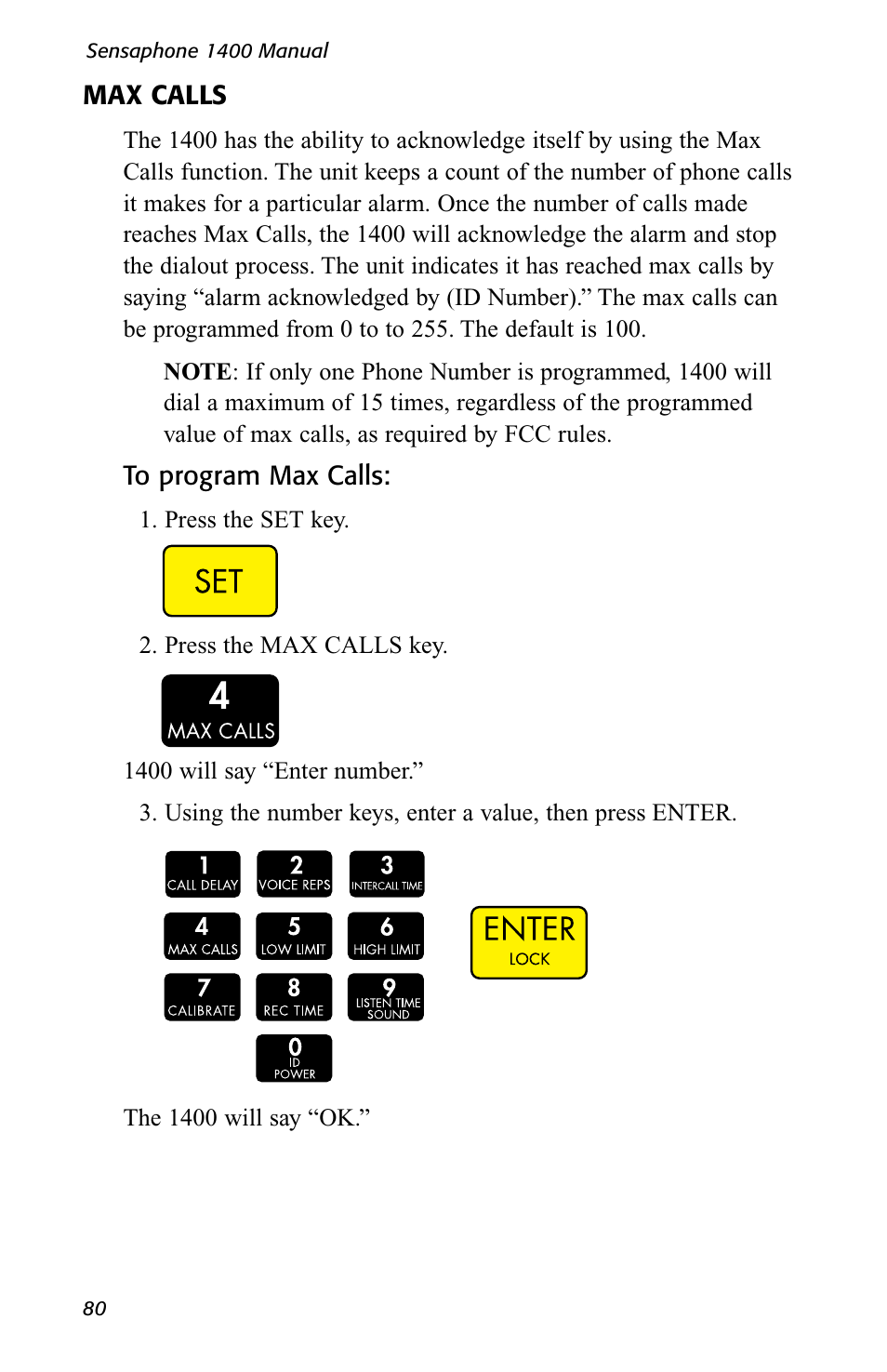 Sensaphone 1400 User Manual | Page 82 / 130