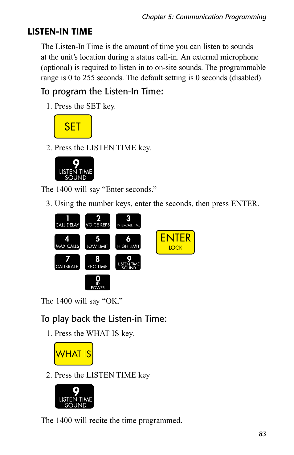 Sensaphone 1400 User Manual | Page 85 / 130