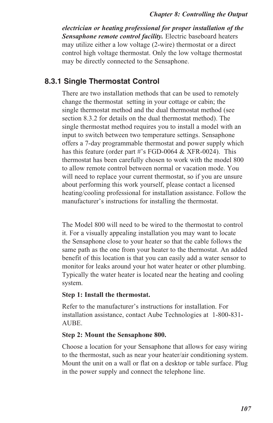 Sensaphone 800 User Manual | Page 109 / 136