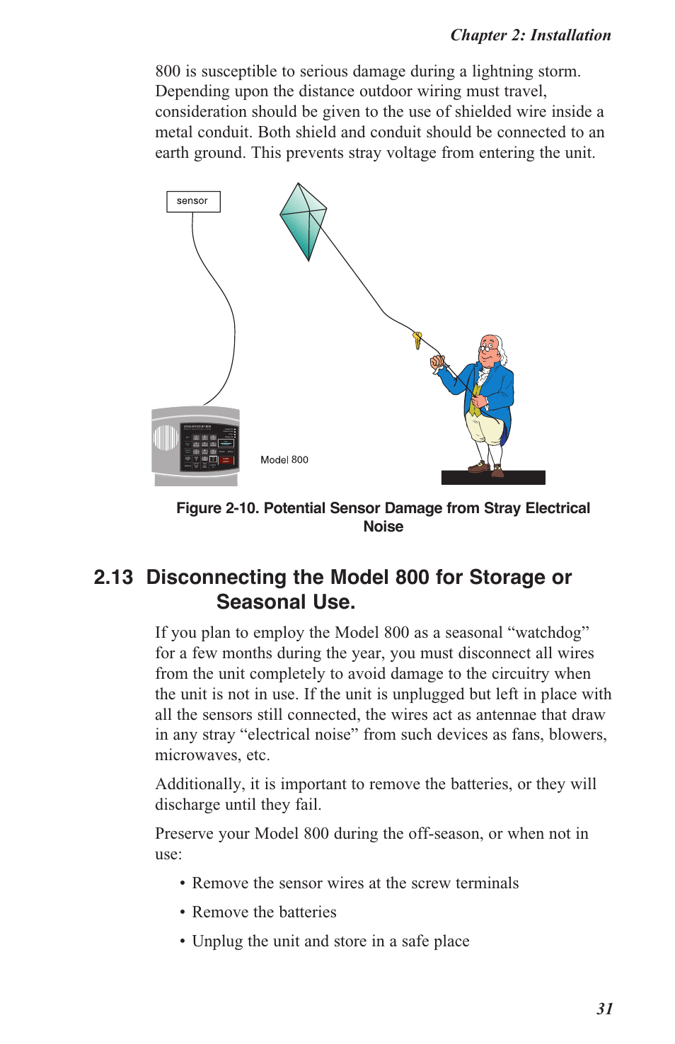Max calls, Temp limits, Calibrate | Clock, Intercall time, Recognition time, Listen time sound, Id number power, Call delay, Voice reps | Sensaphone 800 User Manual | Page 33 / 136