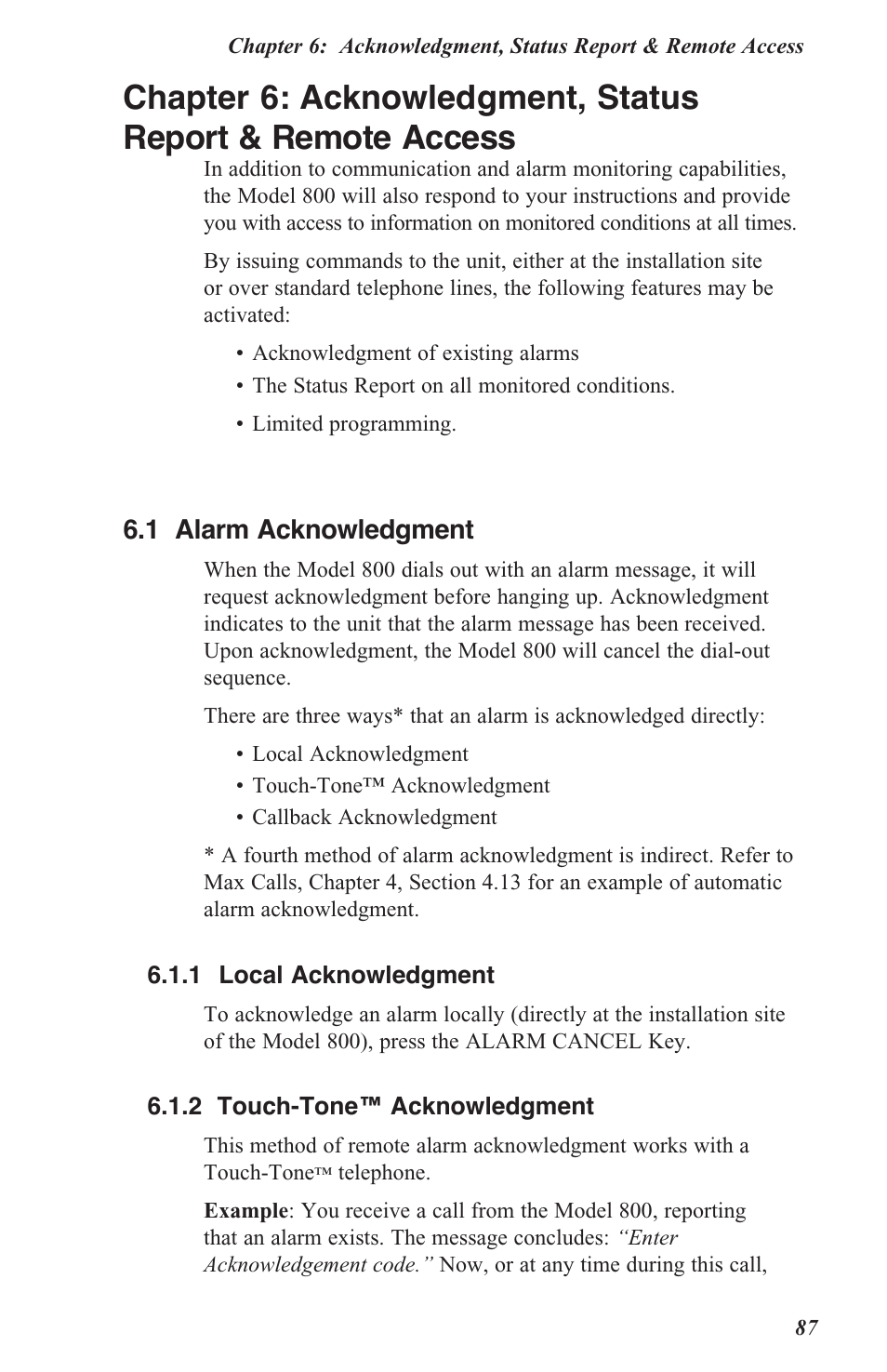 Sensaphone 800 User Manual | Page 89 / 136