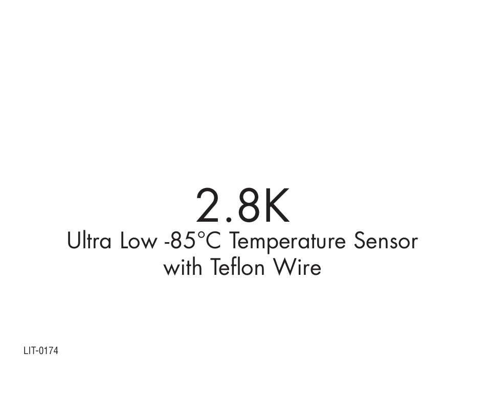 Sensaphone 2.8K Ultra Low -85C Temperature Sensor User Manual | Page 2 / 2