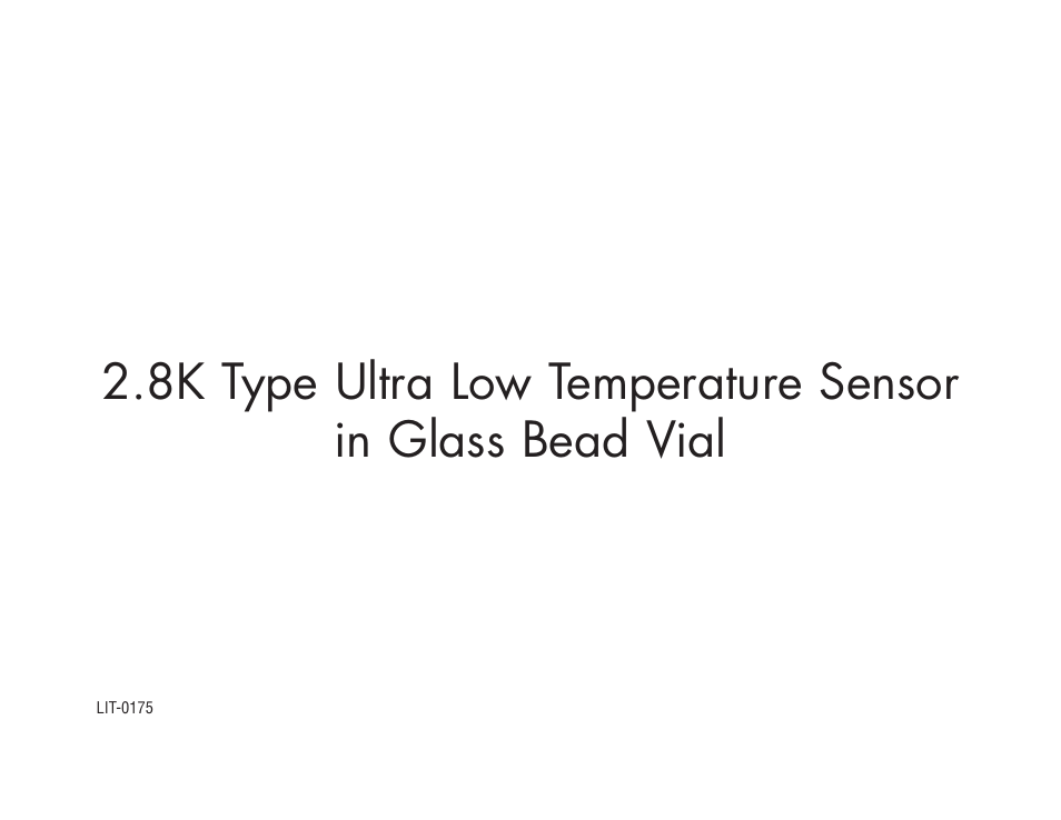 Sensaphone 2.8K Type Ultra Low Temperature Sensor User Manual | Page 2 / 2
