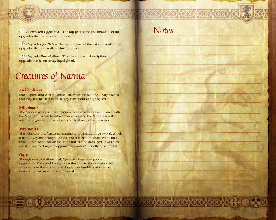 Creatures of narnia | Disney Interactive Studios The Chronicles of Narnia: The Lion User Manual | Page 10 / 11