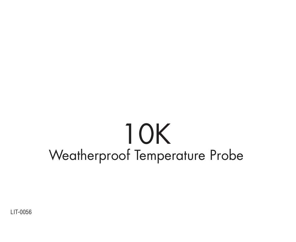 Sensaphone fgd-0102 10K Weatherproof Temperature Probe User Manual | Page 2 / 2