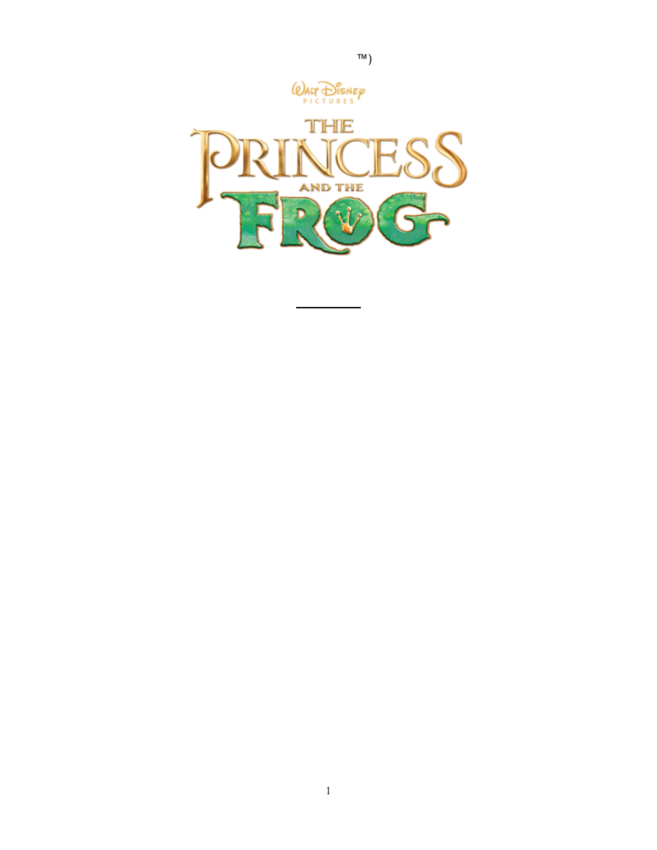 Disney Interactive Studios The Princess and the Frog for Nintendo DS User Manual | 4 pages