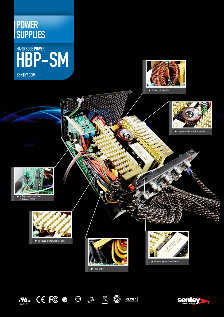 Hbp-sm, Power supplies | Sentey HBP-SM User Manual | Page 11 / 15