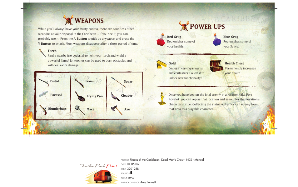 Eapons, Ower | Disney Interactive Studios Nintendo DS NTR-AC2E-USA User Manual | Page 8 / 11