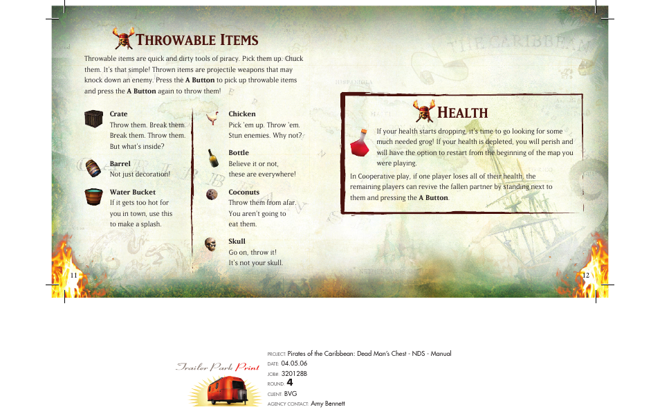 Hrowable, Tems, Ealth | Disney Interactive Studios Nintendo DS NTR-AC2E-USA User Manual | Page 9 / 11