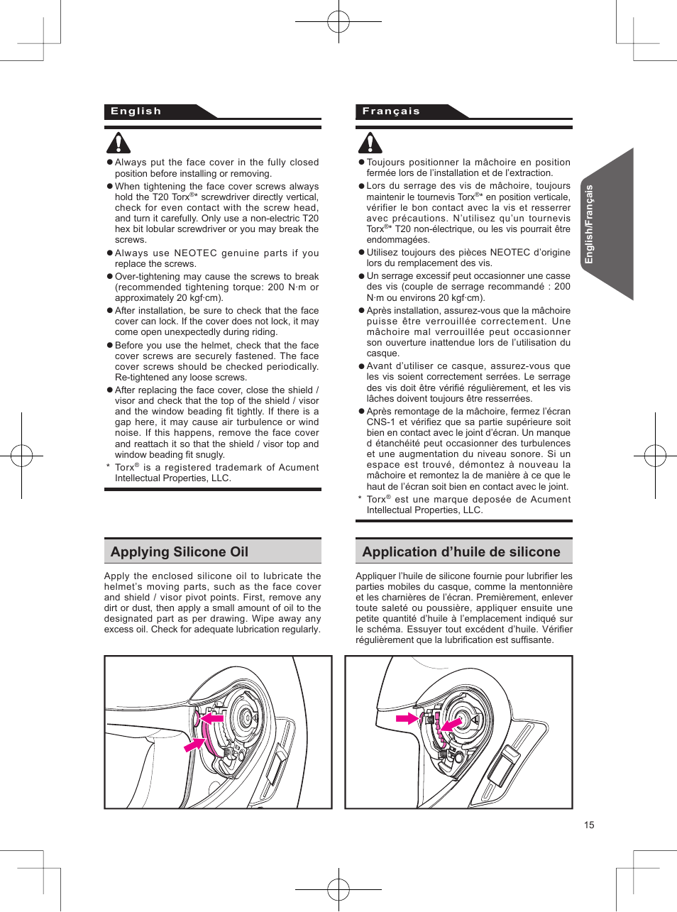 SHOEI Neotec User Manual | Page 16 / 90