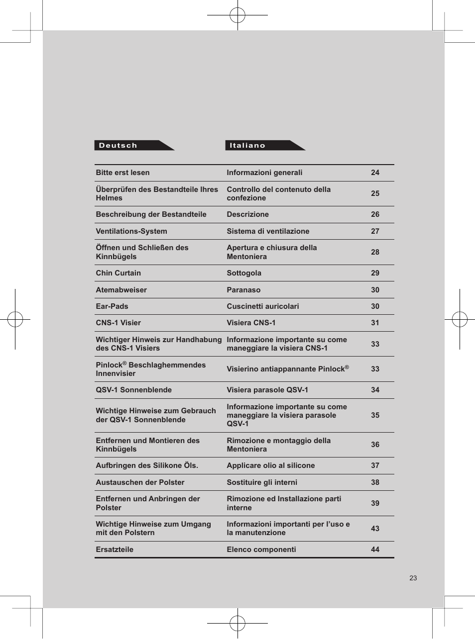 SHOEI Neotec User Manual | Page 24 / 90