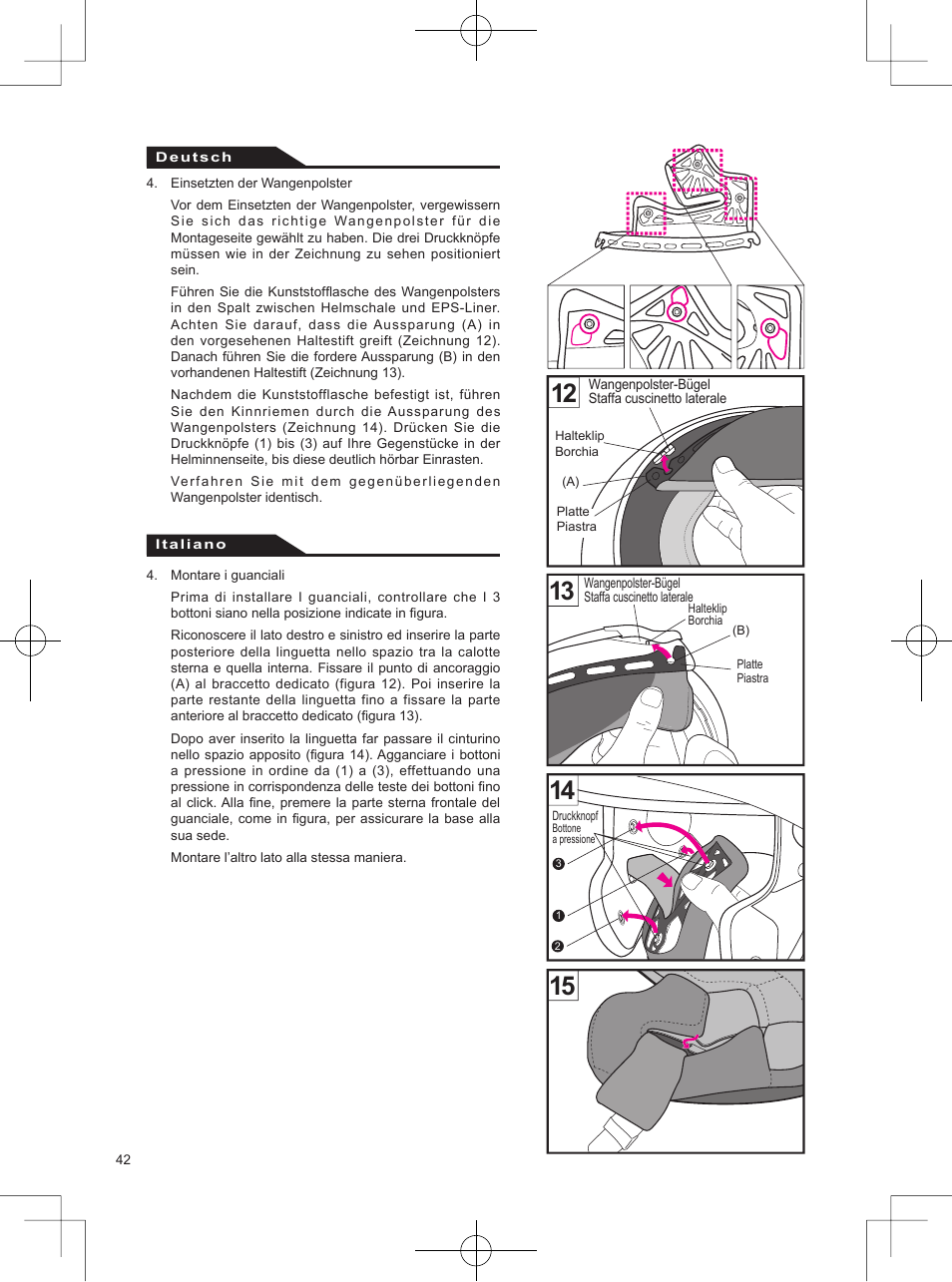 SHOEI Neotec User Manual | Page 43 / 90