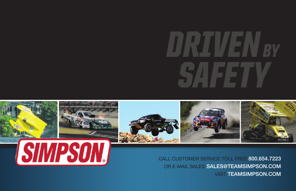 Driven, Safety | Simpson Hybrid User Manual | Page 11 / 11