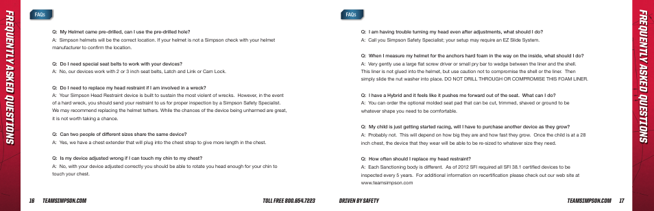 Driven by safety | Simpson Hybrid User Manual | Page 9 / 11