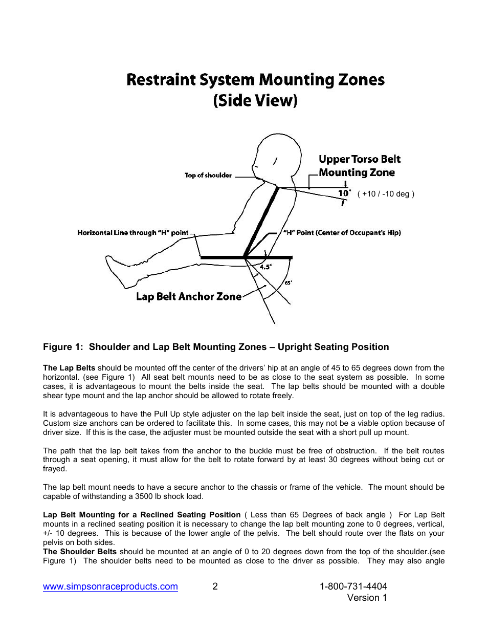 Simpson SEAT BELT User Manual | Page 2 / 6