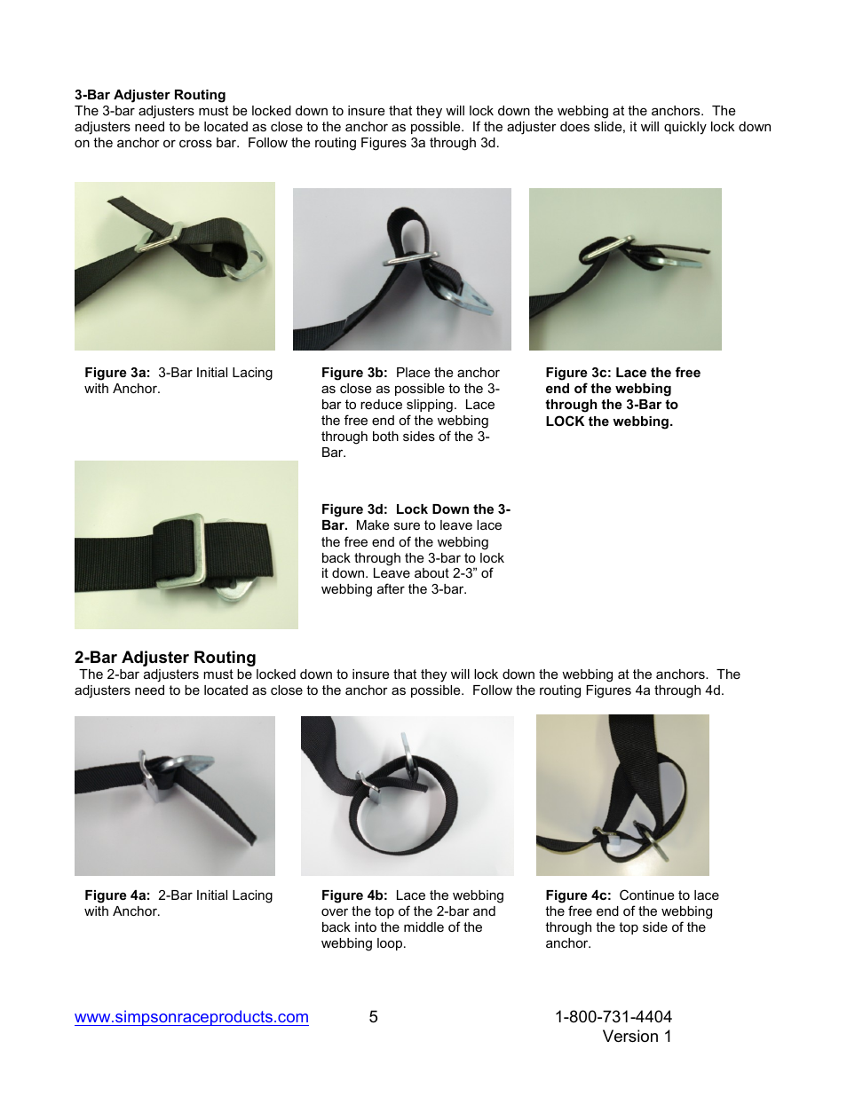 Simpson SEAT BELT User Manual | Page 5 / 6