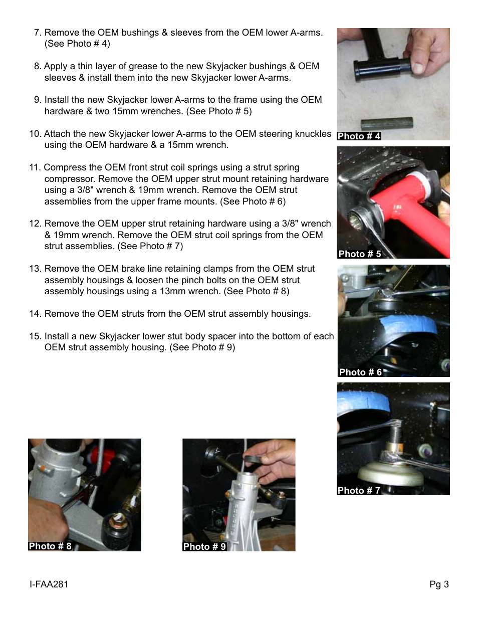 Skyjacker FAA281 User Manual | Page 3 / 6