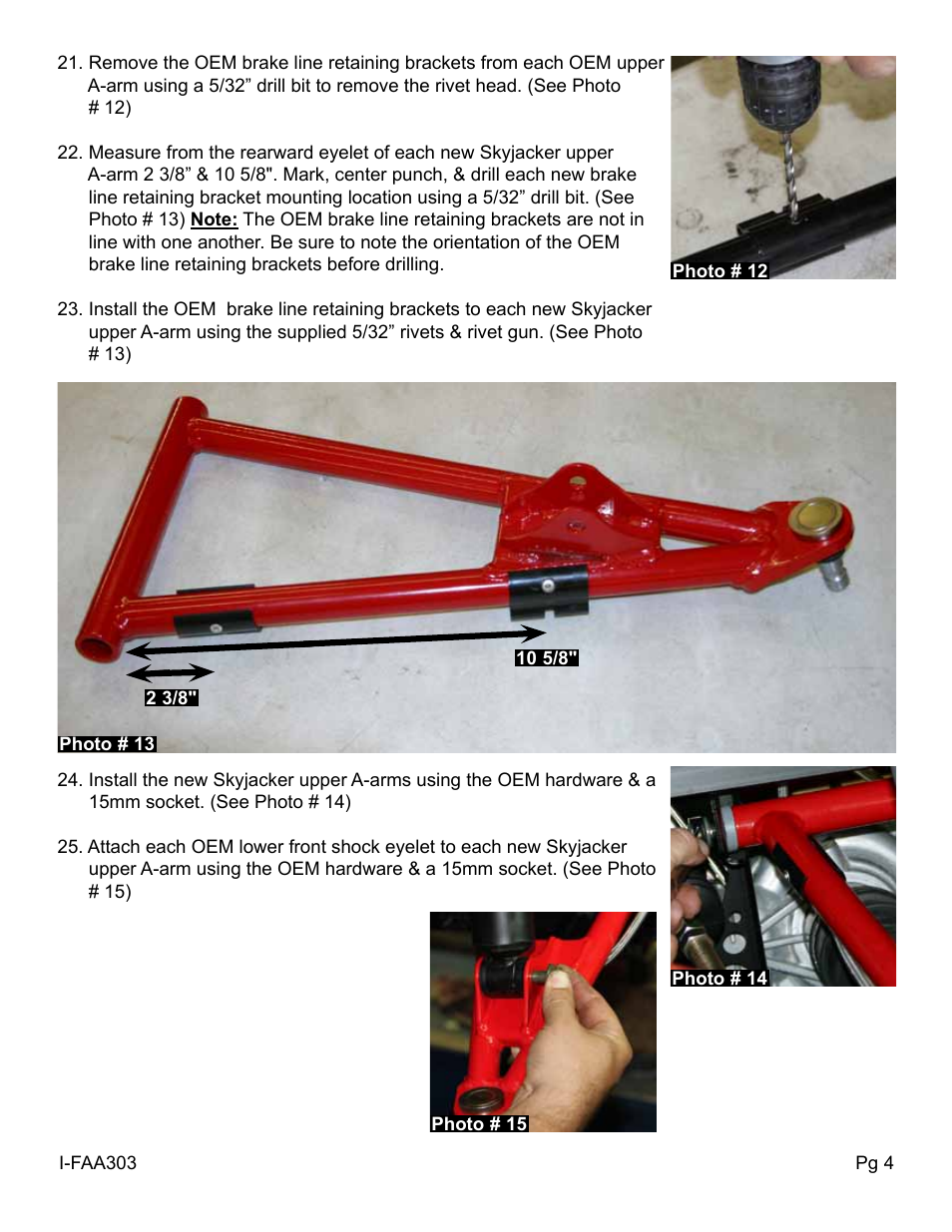Skyjacker FAA303 User Manual | Page 4 / 6