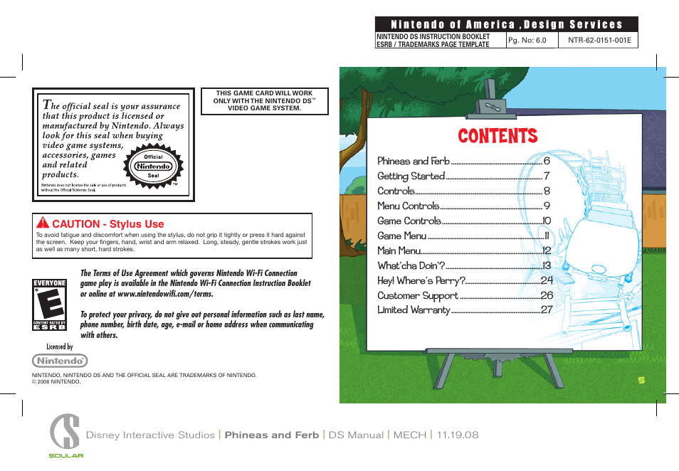 Disney Interactive Studios Disney Phineas and Ferb NTR-CFPE-USA User Manual | Page 3 / 13