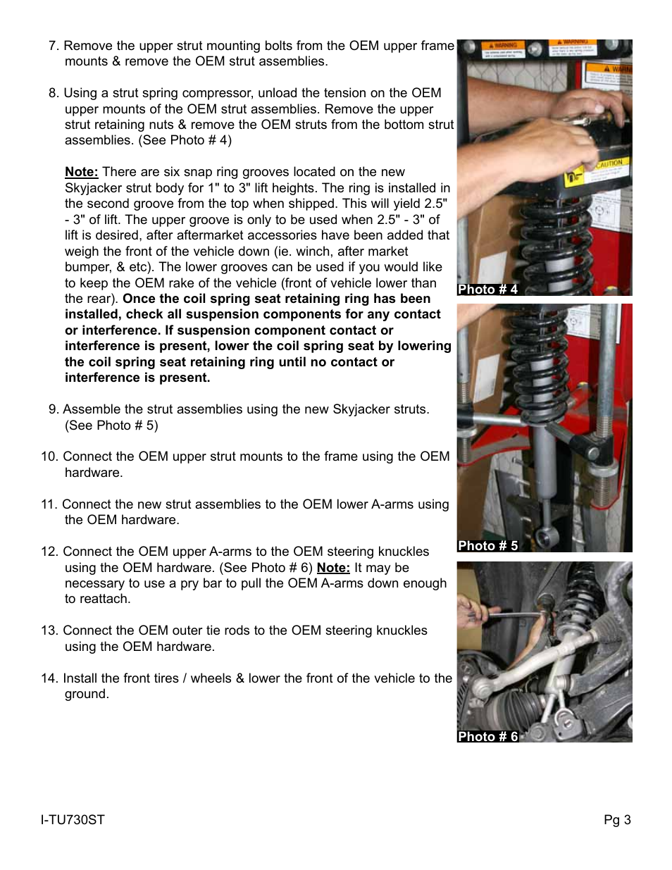 Skyjacker HB-916 User Manual | Page 3 / 6