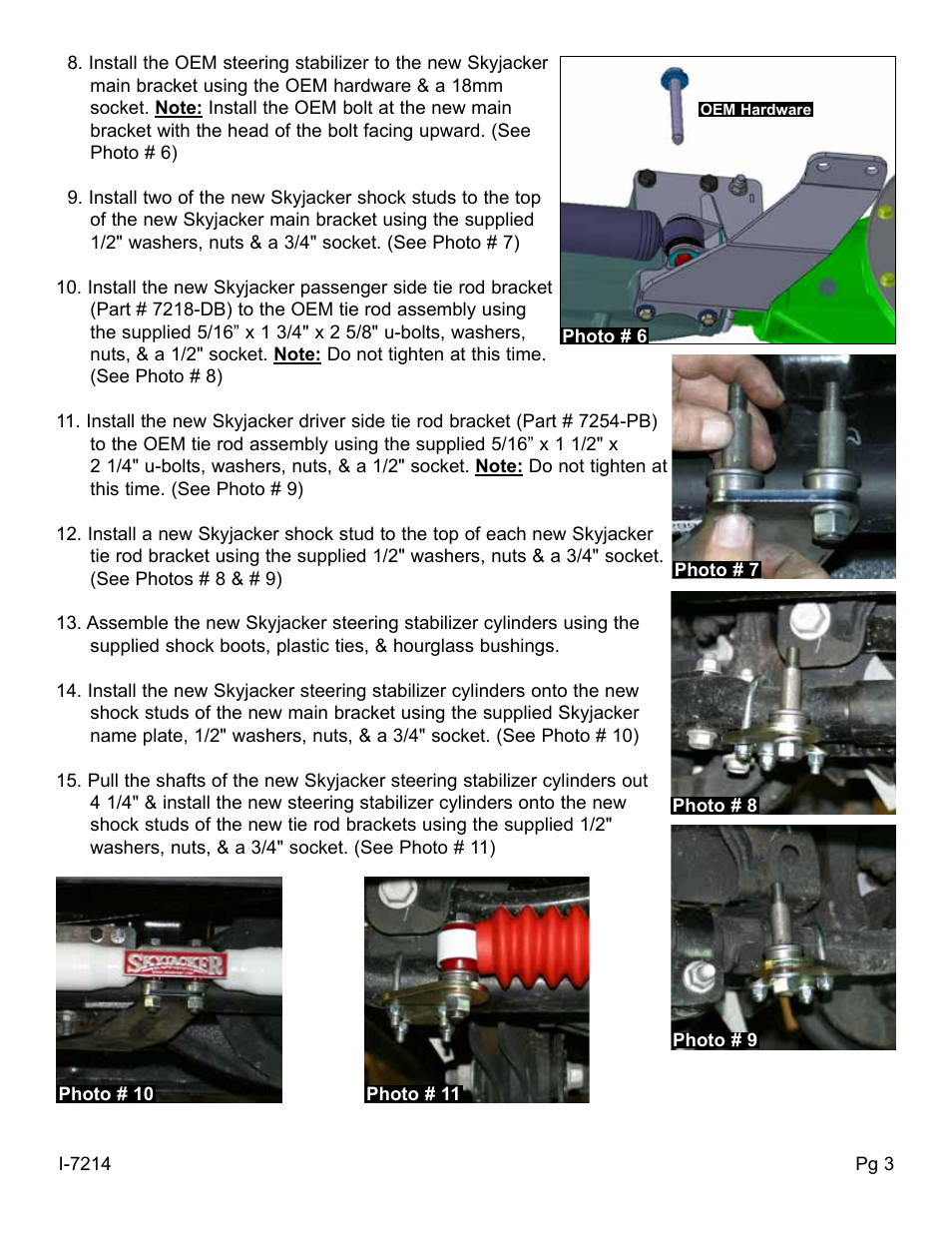 Skyjacker 9214 User Manual | Page 3 / 4