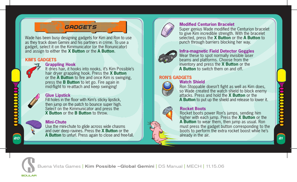 Disney Interactive Studios Disney's Kim Possible: Global Gemini NTR-AK6E-USA User Manual | Page 11 / 15