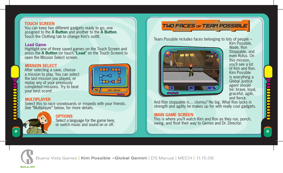 Disney Interactive Studios Disney's Kim Possible: Global Gemini NTR-AK6E-USA User Manual | Page 5 / 15