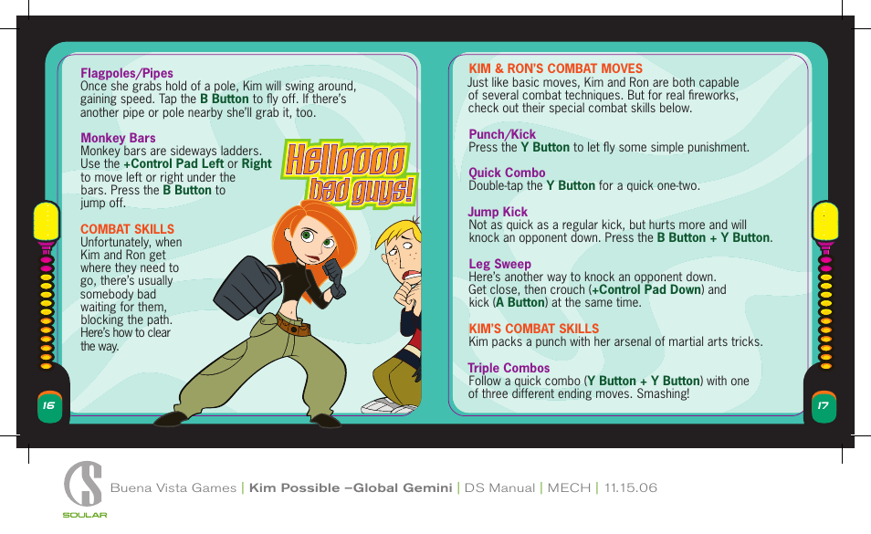 Disney Interactive Studios Disney's Kim Possible: Global Gemini NTR-AK6E-USA User Manual | Page 9 / 15