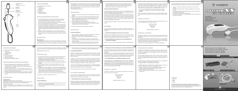 Snakebyte Wii Motion Controller User Manual | Page 2 / 2