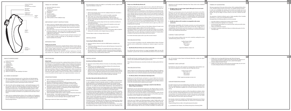 Snakebyte Wii Premium Motion Controlle User Manual | 2 pages