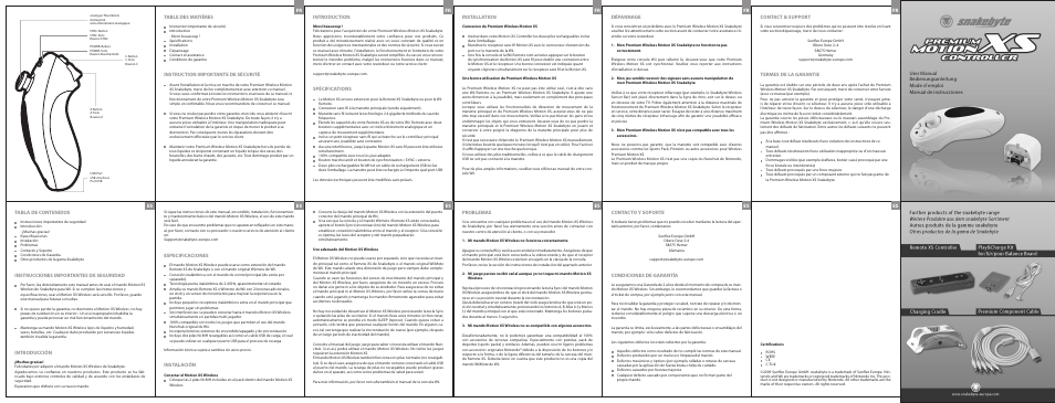 Snakebyte Wii Premium Motion Controlle User Manual | Page 2 / 2