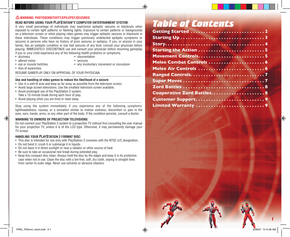 Disney Interactive Studios Power Rangers: Super Legends User Manual | Page 2 / 6