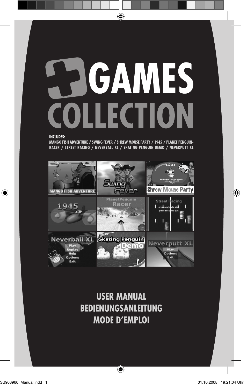 Snakebyte MotionXS Games Collection User Manual | 10 pages