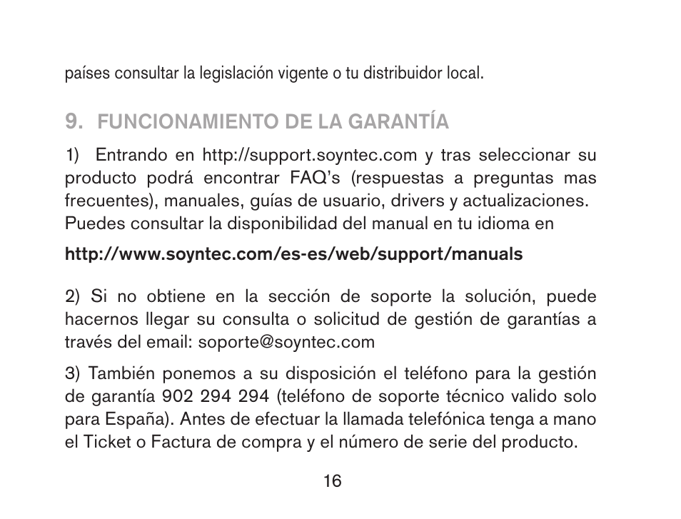 Soyntec R5 WIRELESS User Manual | Page 16 / 52