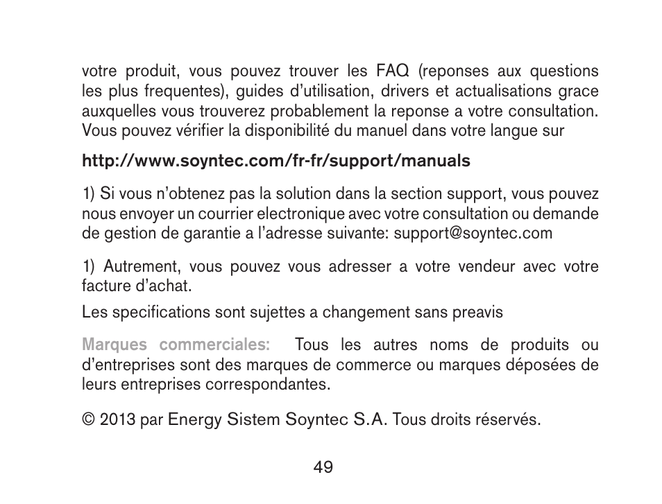 Soyntec R5 WIRELESS User Manual | Page 49 / 52