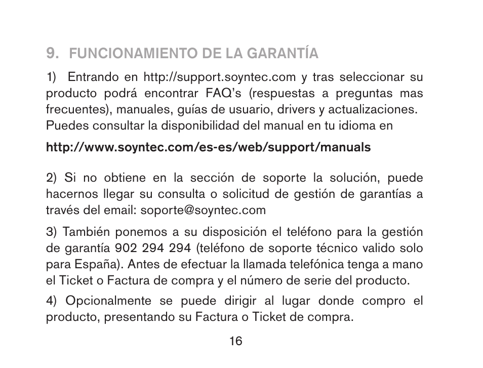 Soyntec R6 TRAVELLER User Manual | Page 16 / 52