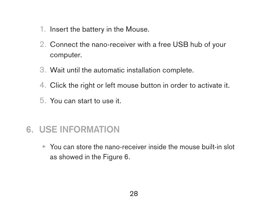 Use information | Soyntec R6 TRAVELLER User Manual | Page 28 / 52