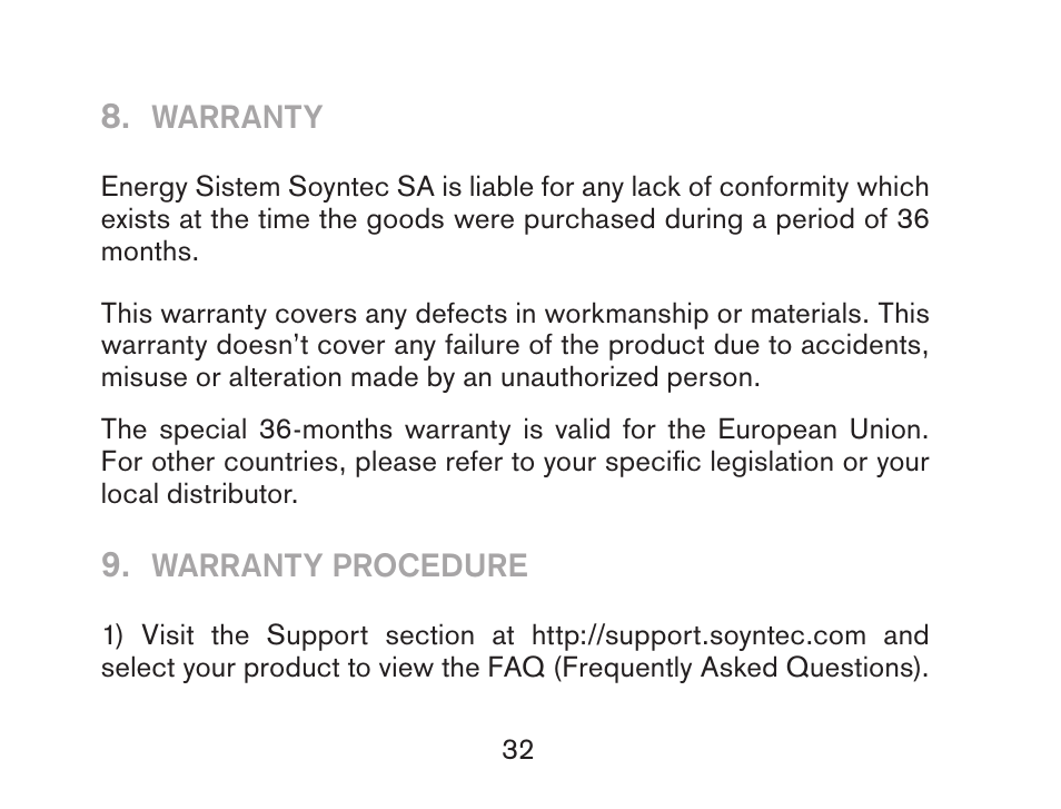 Soyntec R6 TRAVELLER User Manual | Page 32 / 52