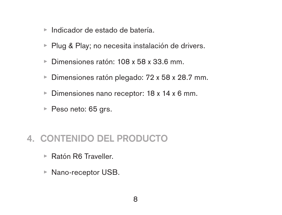 Soyntec R6 TRAVELLER User Manual | Page 8 / 52